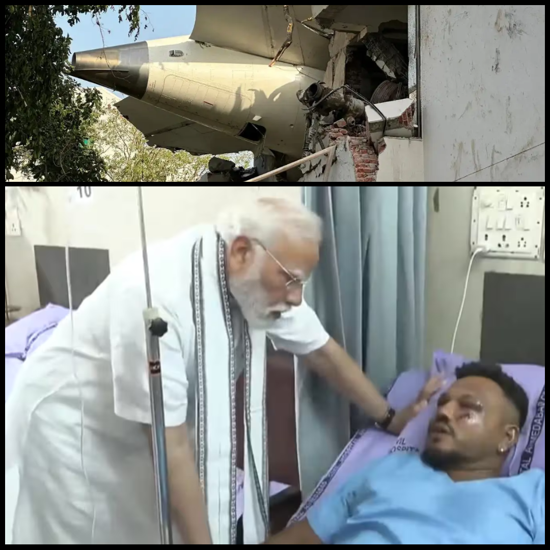 AI 171 crash survivor pm modi