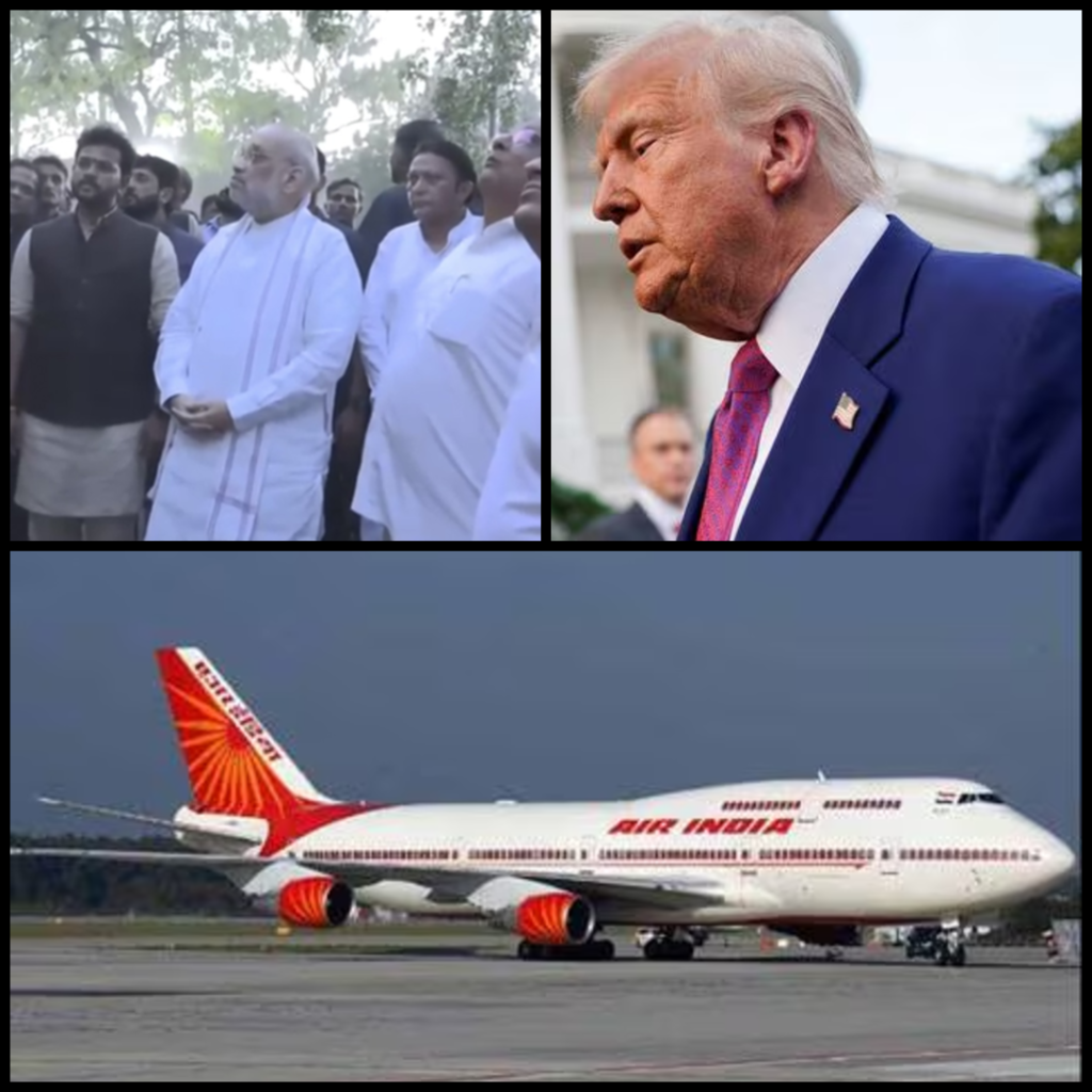 ai 171 boeing amit shah trump india