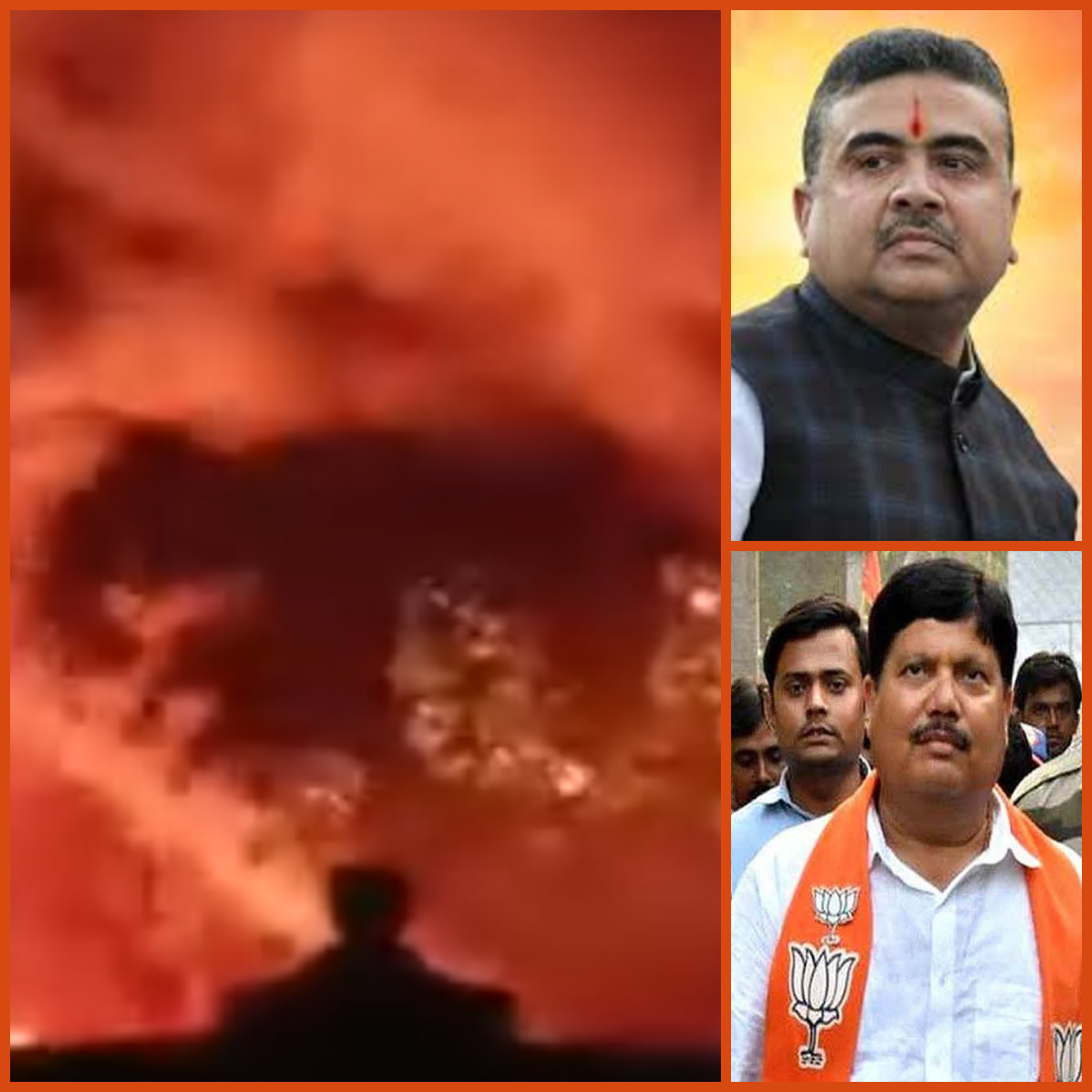 khidirpur bazar fire suvendu adhikari arjun singh
