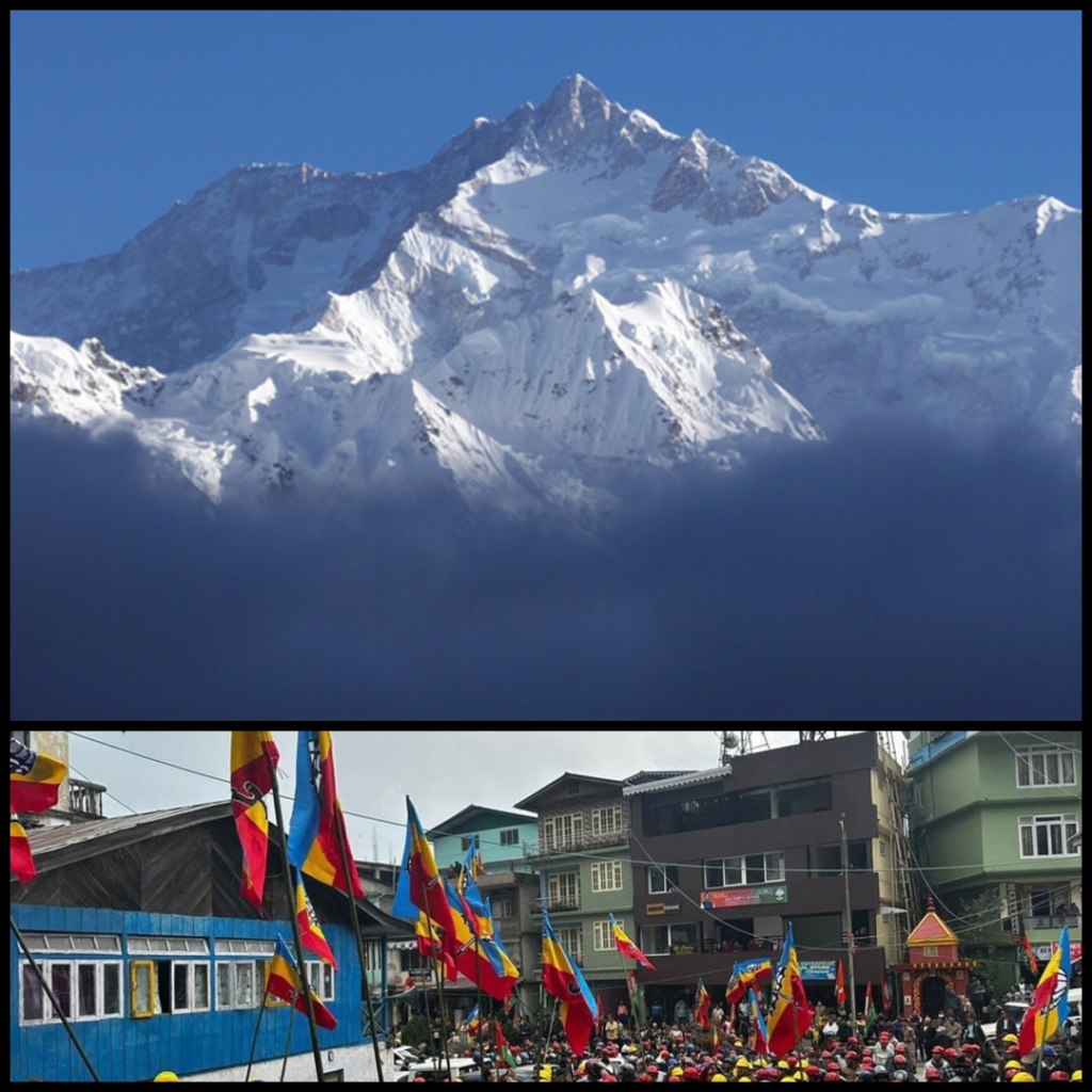 mt kanchenjungha sikkim protests