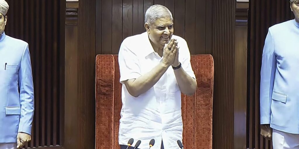 Jagdeep Dhankhar resigns