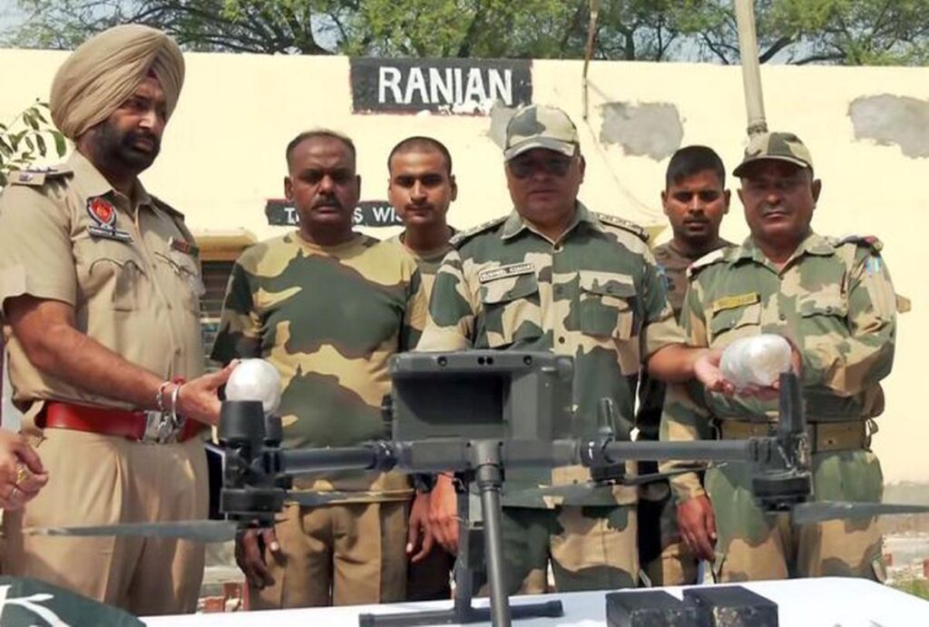 BSF catches Pak smuggling drones