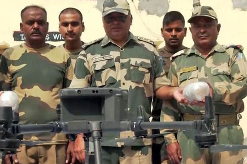 BSF catches Pak smuggling drones