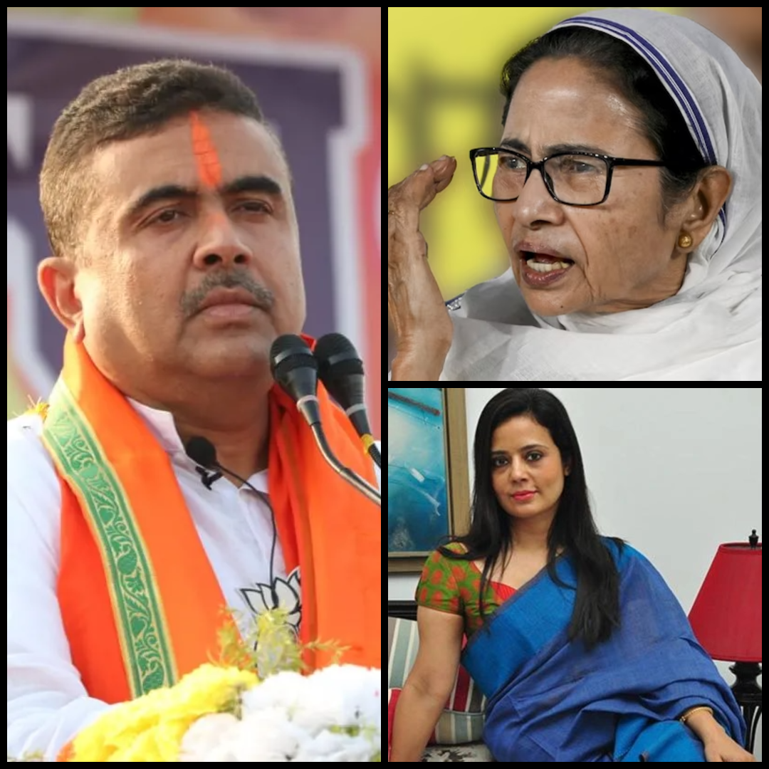 Suvendu Adhikari Mamta Banerji Mahua Moitra