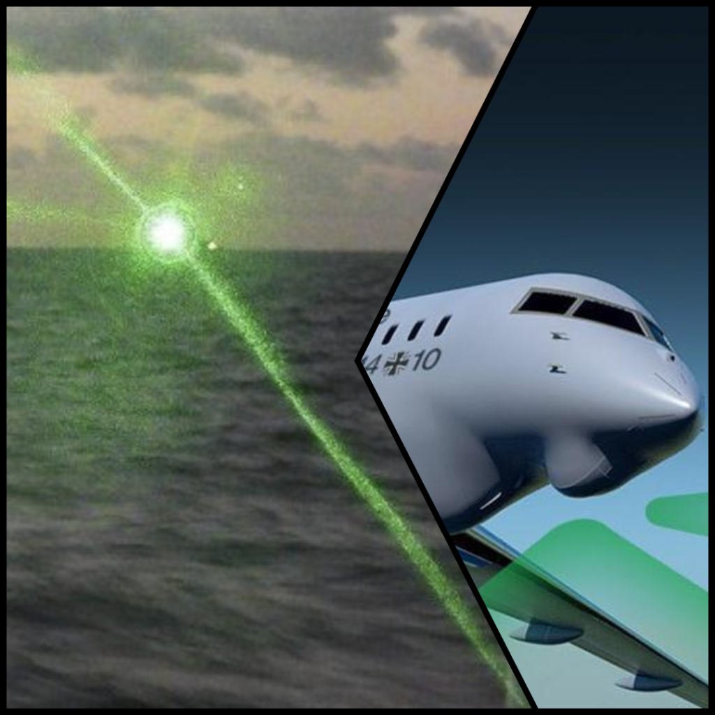 chinese laser attack on german plane