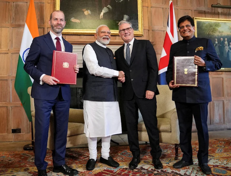 India UK FTA Modi Starmher