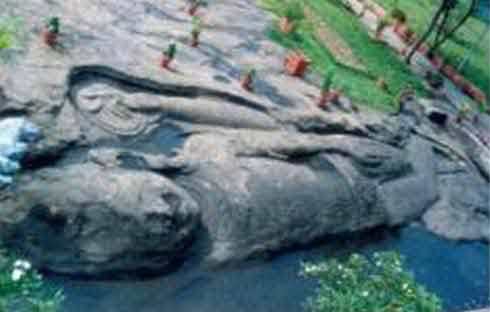 lord vishnu's feet