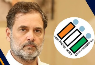 Rahul Gandhi against election commission