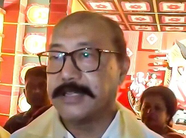 MP Rajya Sabha Harshvardhan Shringla Durga Puja