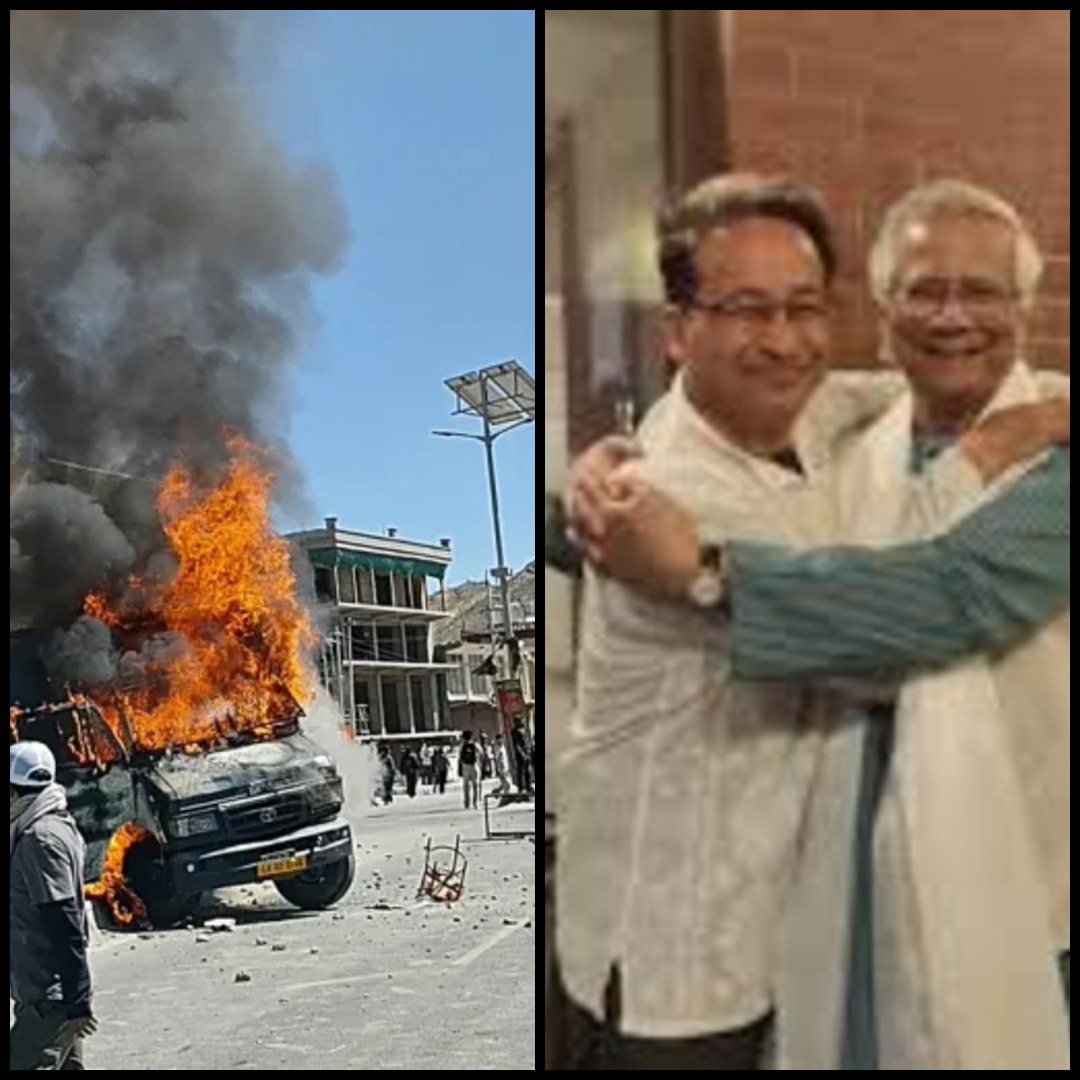 protests in ladakh under control