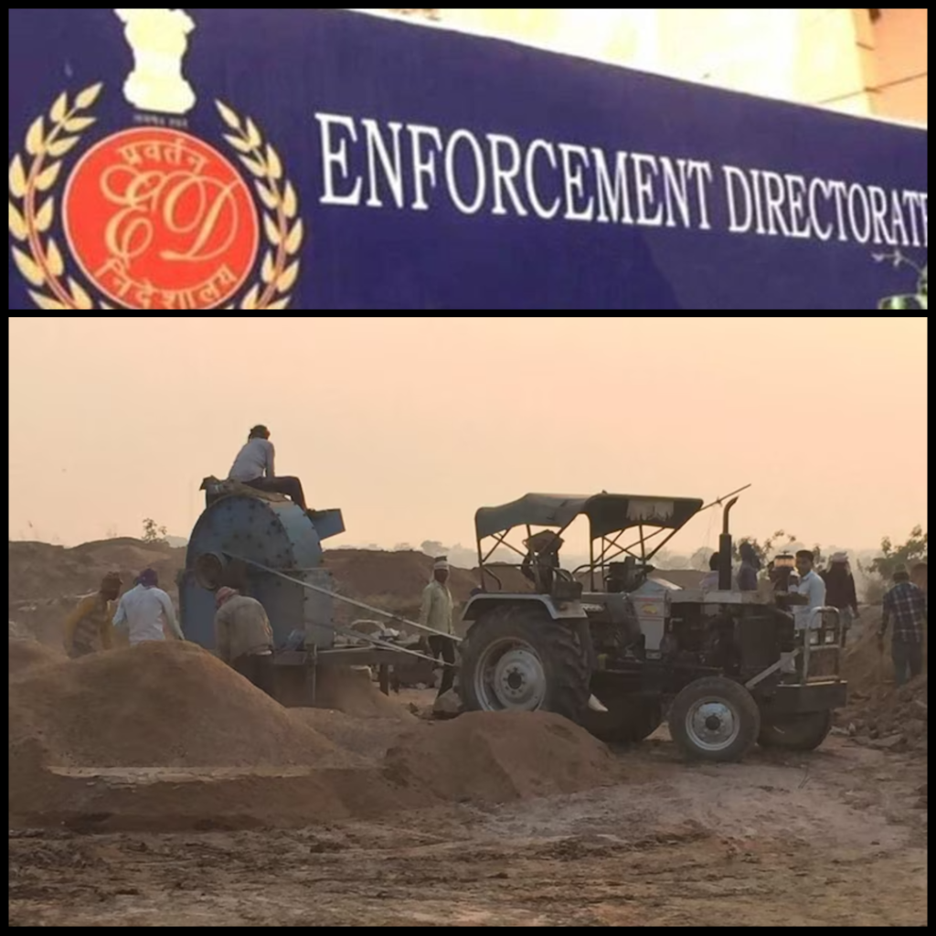 enforcement directorate sand mafia raid