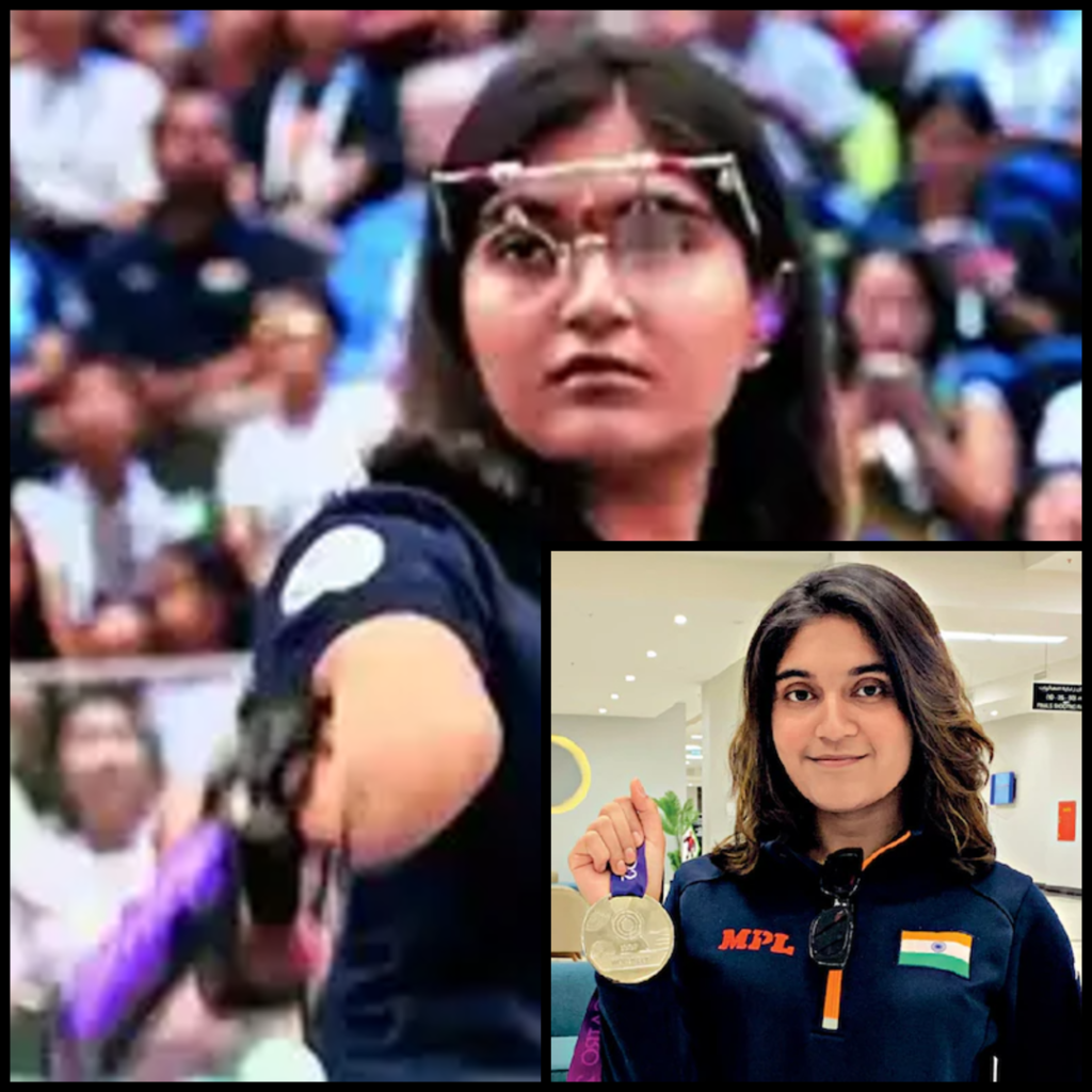 Esha Singh ISSF WORLD CUP GOLD MEDAL iNDIA