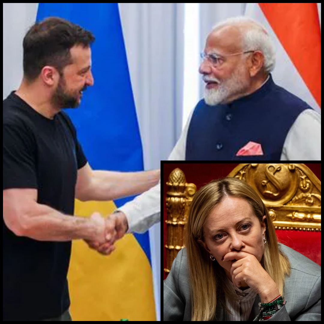 Modi Zelensky Meloni