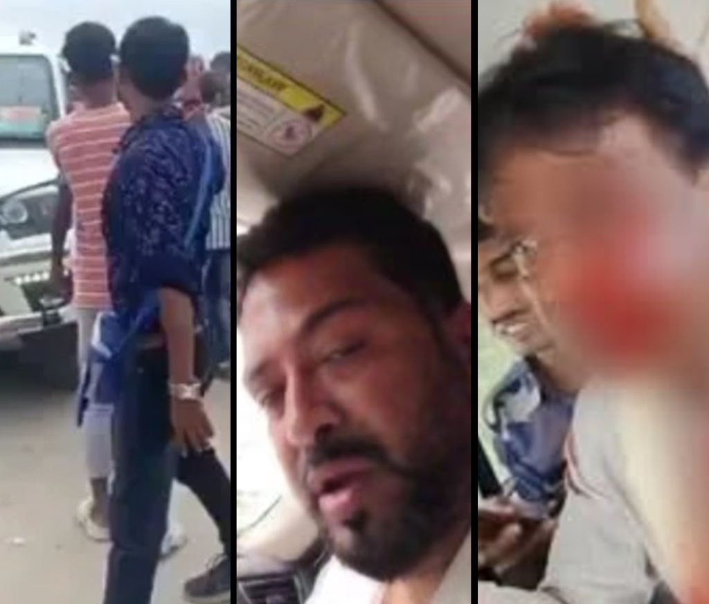 BJP MP MLA attacked during relief work North Bengal