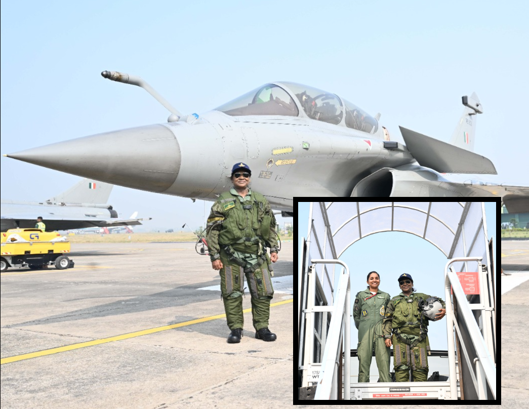 President murmu flies Rafale IAF