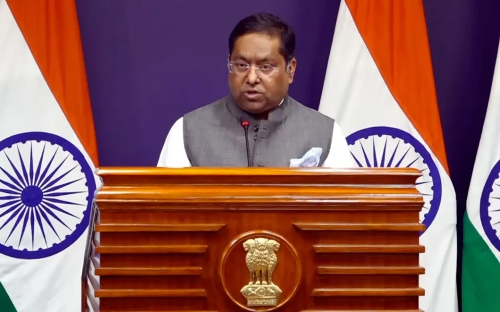 foriegn ministry India denies trump claim