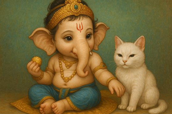 tale of ganesha and cat