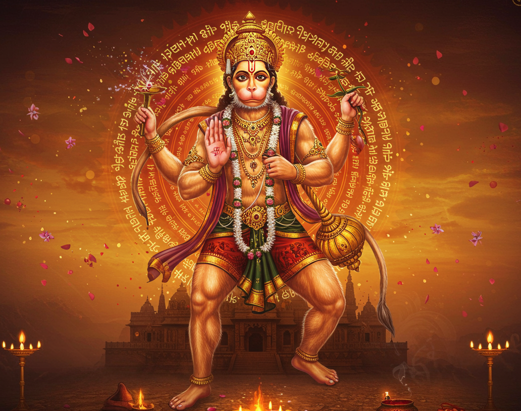 secret to positive in negative hanuman chalisa