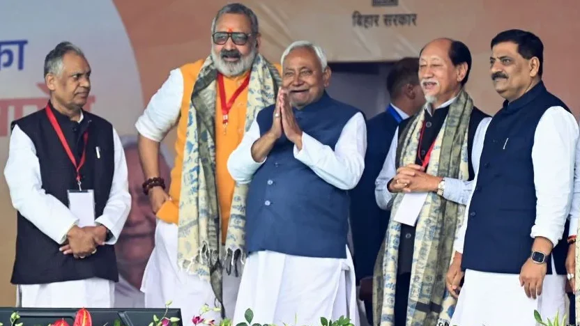 Nitish Kumar becomes CM 10th time