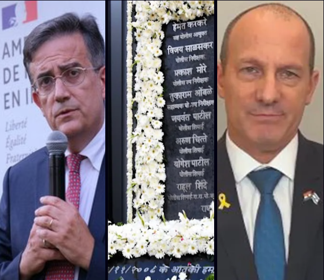 iSRAEL fRANCE MOURNS 26/11 ON 17TH YEAR