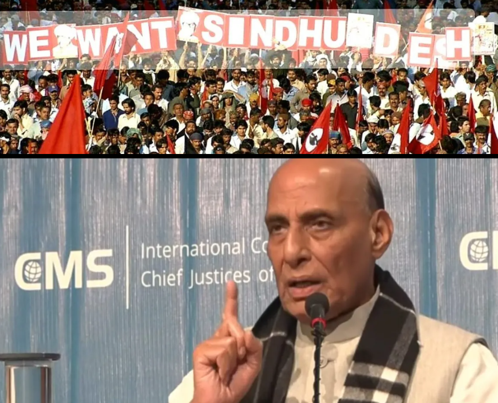 def minister rajnath singh hint at sindh rebellion