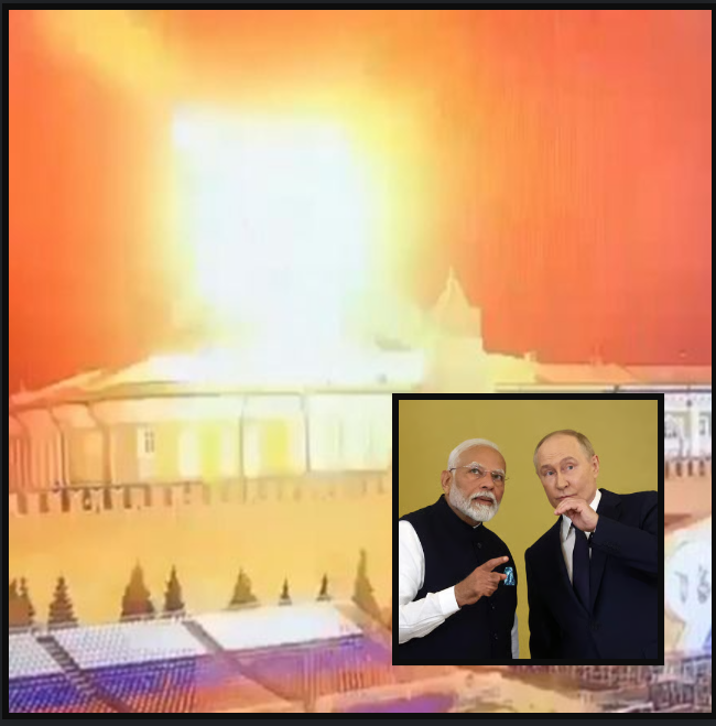 Putin Residence bombed by Ukraine