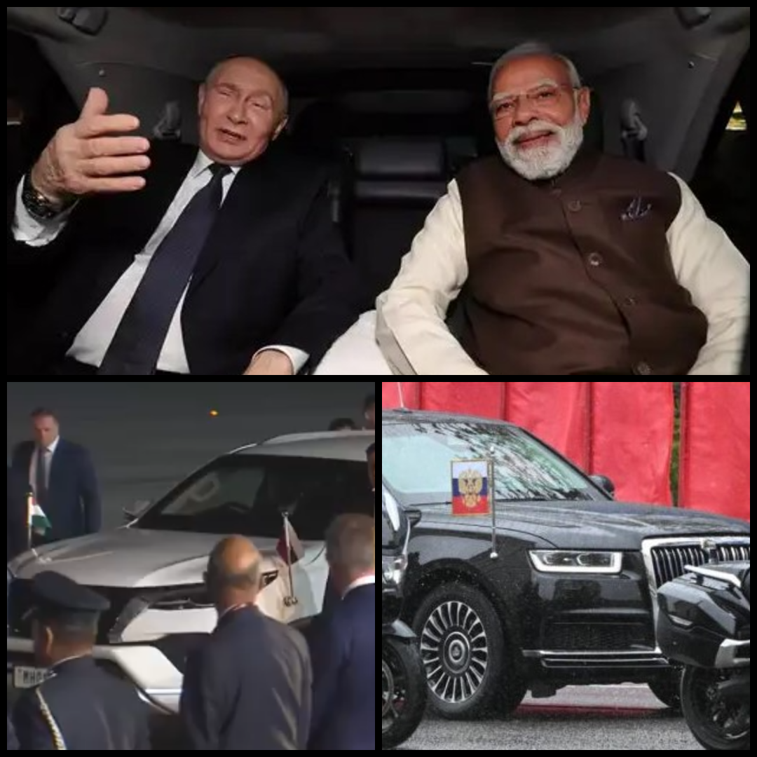 modi putin share car moment