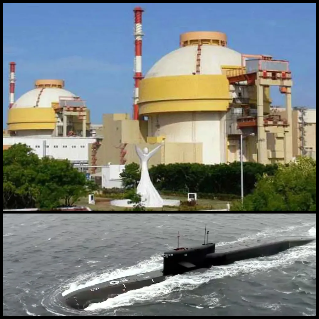 nuclear power plant and submarine russia to india