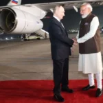 Modi welcomes Putin at airport