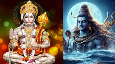 hanuman and shiva face off