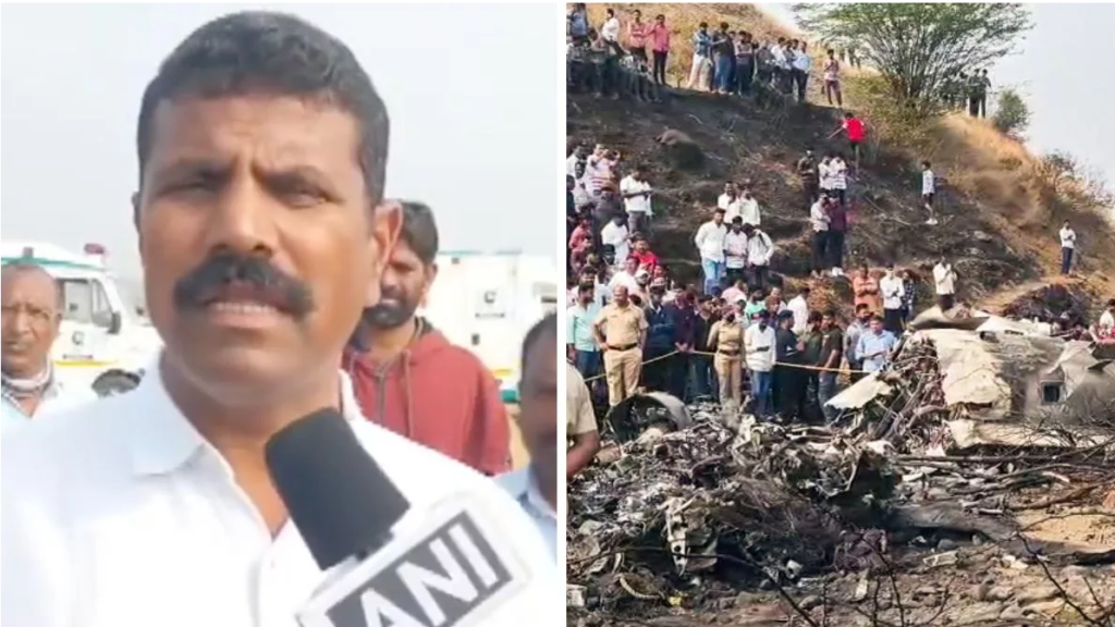 Ajit pawar plane crash witness