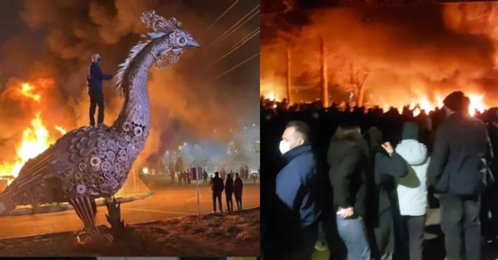 Iran protests turn violent