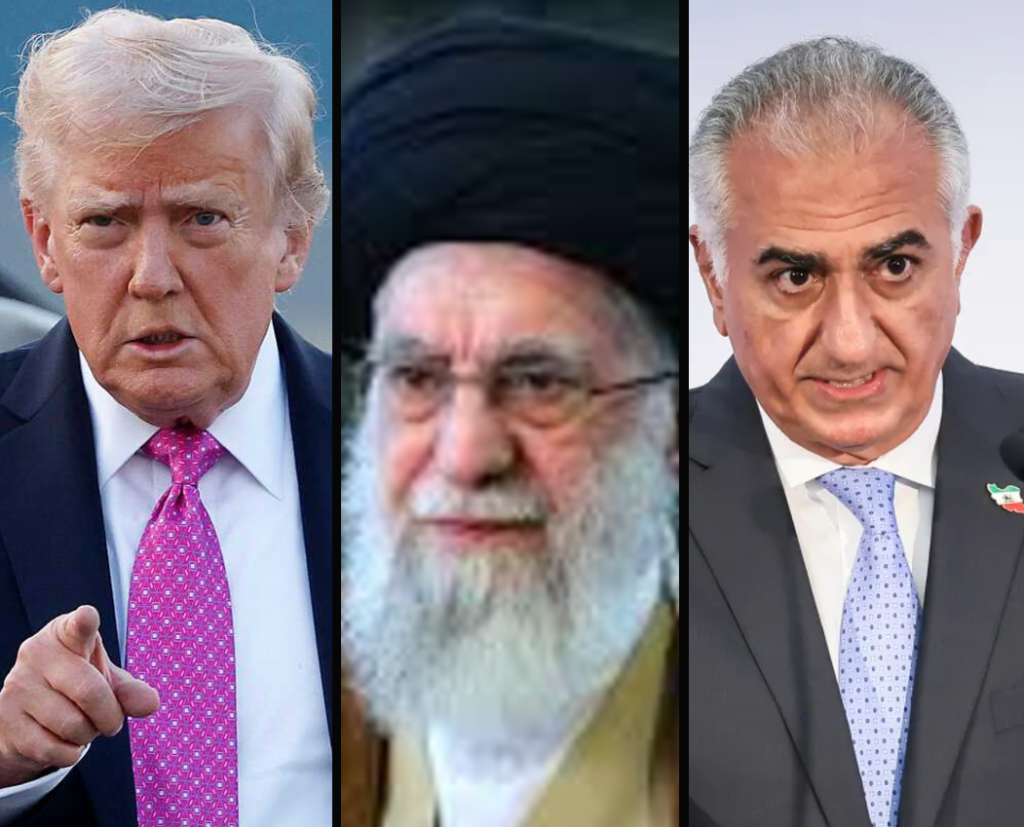 trump pahlavi vs khomeini